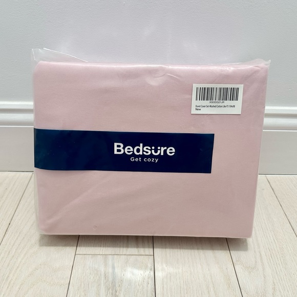 Pink California King Duvet Cover - Soft Prewashed Cal King Duvet Cover Set - Picture 9 of 10